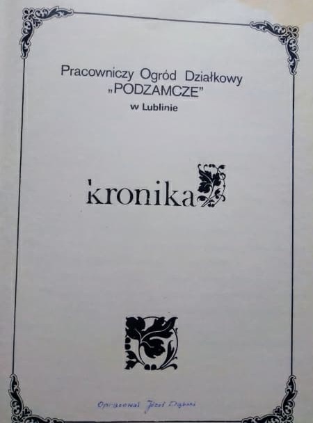 Rodzinny Ogród Działkowy „Podzamcze” - Lublin